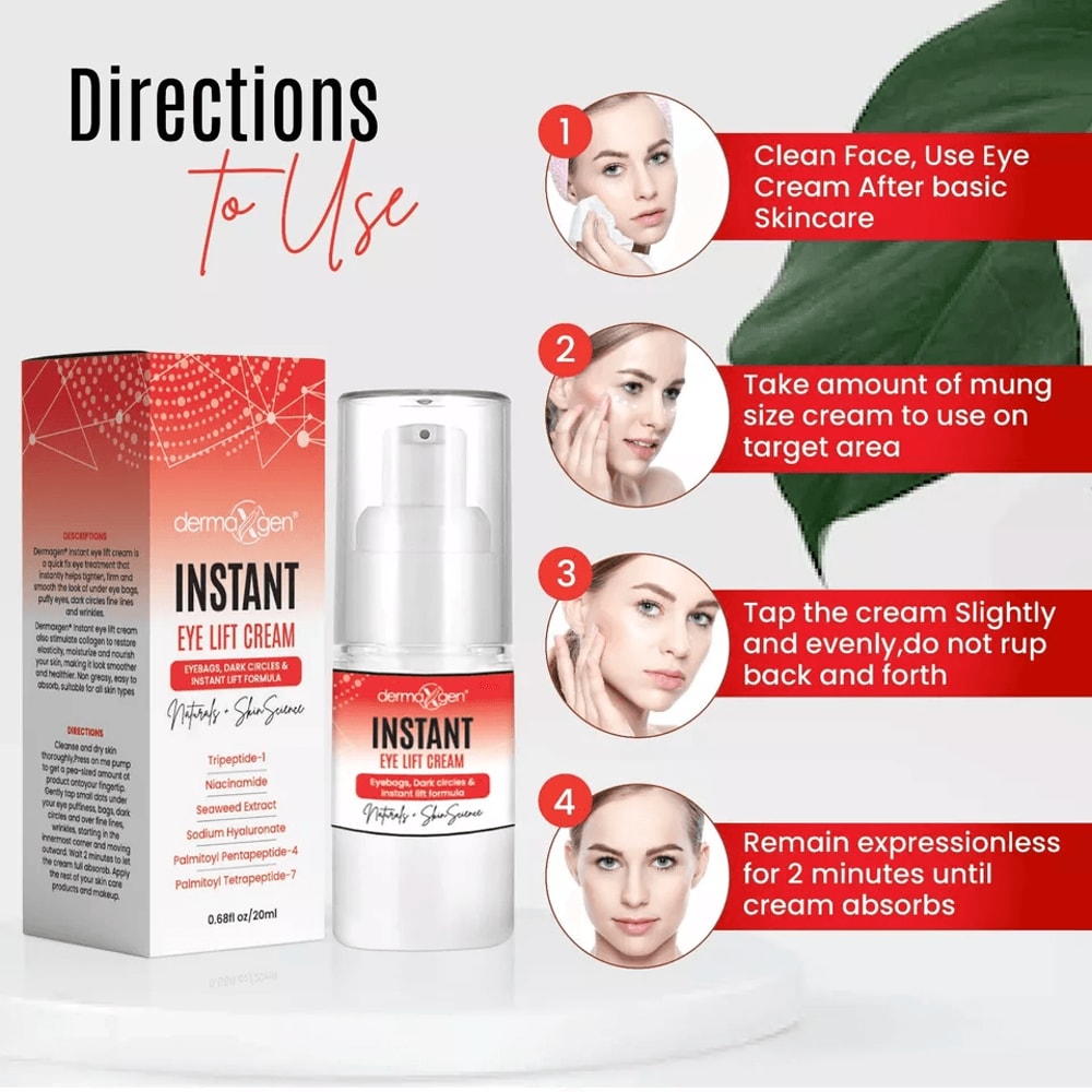 Instant Eye Bag Remover 20ml AntiAging Cream For Dark Circles Crow Feet Puffiness 5