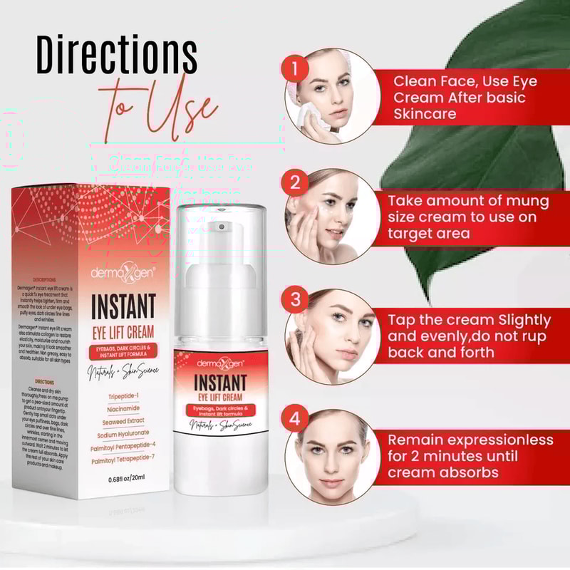 Instant Eye Bag Remover 20ml AntiAging Cream For Dark Circles Crow Feet Puffiness 5