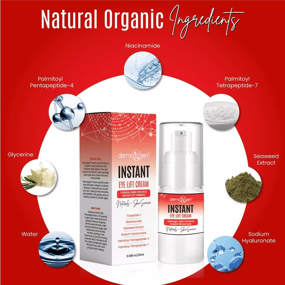 Instant Eye Bag Remover 20ml AntiAging Cream For Dark Circles Crow Feet Puffiness 2