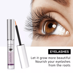 dermaxgen eyelash growth serum, organic enhancer for longer, fuller & thicker lashes