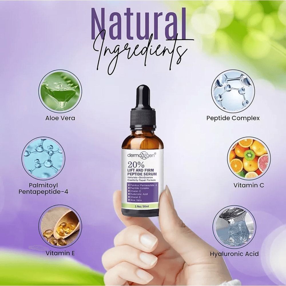 Organic AntiAging Serum Natural Skin Resurfacing For Wrinkles Acne Scars 5