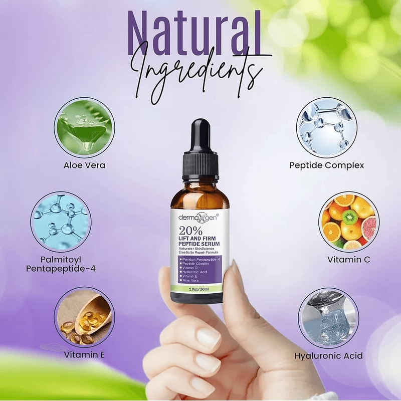 Organic AntiAging Serum Natural Skin Resurfacing For Wrinkles Acne Scars 5