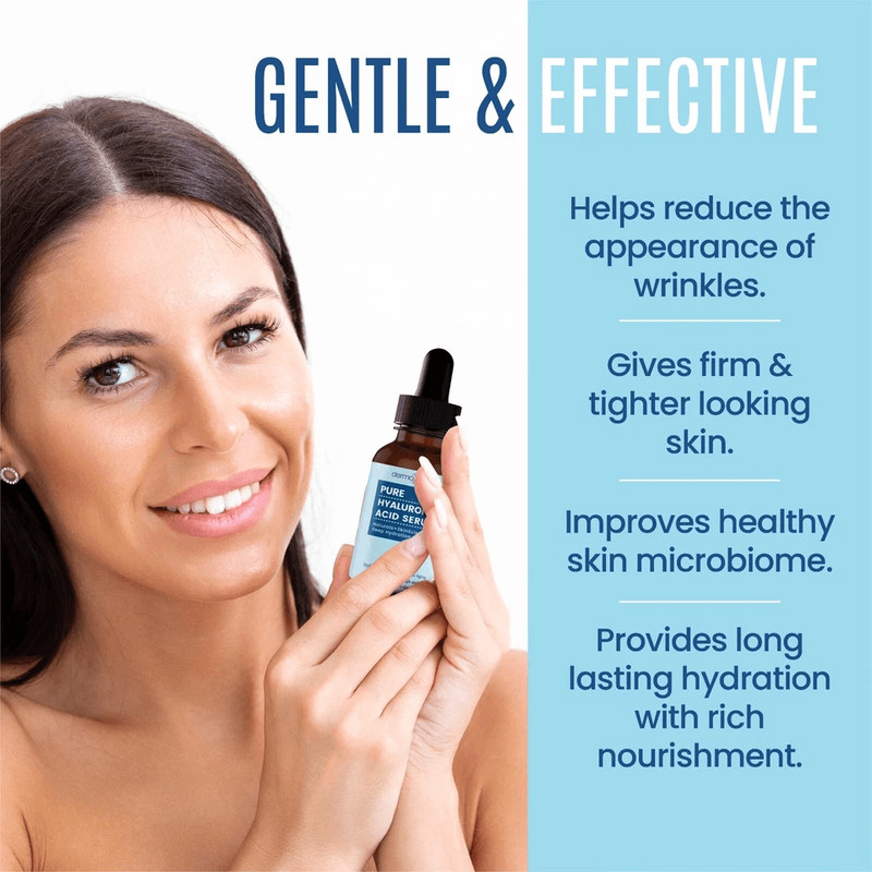 Dermaxgen Anti Aging  Anti Wrinkle Serum PURE Organic Hyaluronic Acid Facial Moisturizer For Dry Se 3