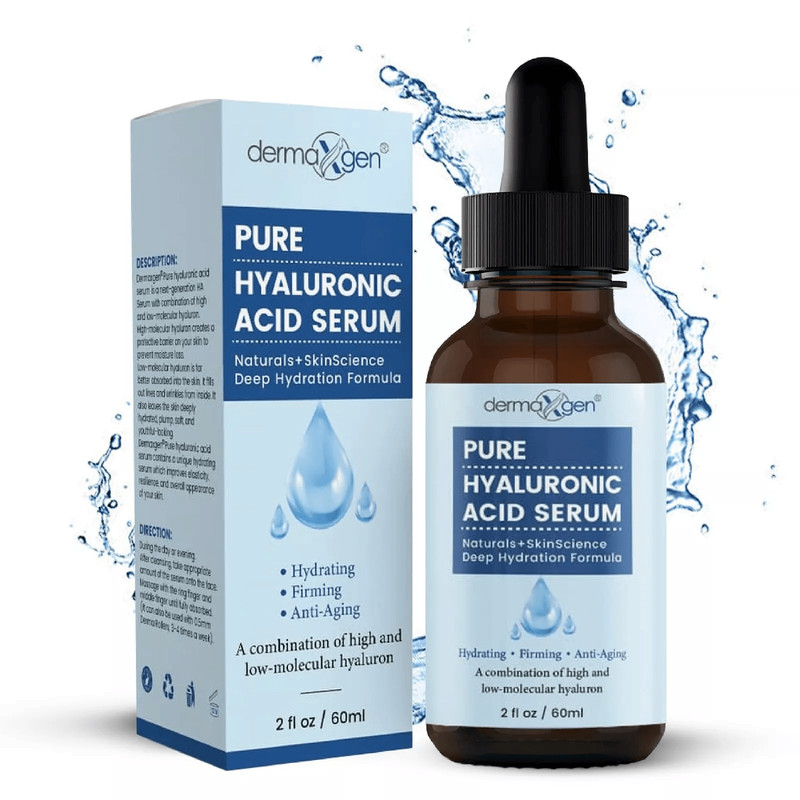Dermaxgen Anti Aging  Anti Wrinkle Serum PURE Organic Hyaluronic Acid Facial Moisturizer For Dry Se 0