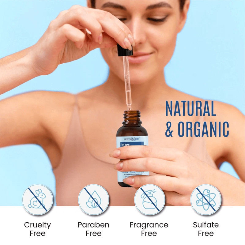 Dermaxgen Anti Aging  Anti Wrinkle Serum PURE Organic Hyaluronic Acid Facial Moisturizer For Dry Se 1