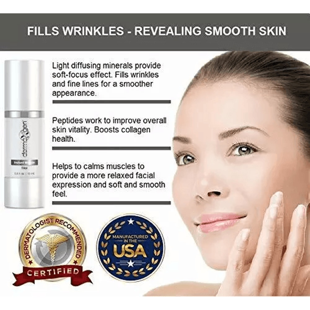 Peptide Wrinkle Filler Instant Results Collagen Booster AntiAging Solution 1