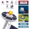 Solar Powered Flag Pole Light 26 LED AutoActivated Super Bright Outdoor Waterproof Illumination 0