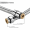 Extra Long Stainless Steel Handheld Shower Hose Flexible Bathroom Replacement Tube 4