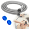 Extra Long Stainless Steel Handheld Shower Hose Flexible Bathroom Replacement Tube 0