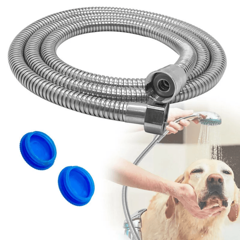 Extra Long Stainless Steel Handheld Shower Hose Flexible Bathroom Replacement Tube 0