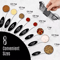 Magnetic Measuring Spoons Stainless Steel DualSided Teaspoon Tablespoon Stackable Kitchen Measuring 4