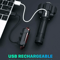 USB Rechargeable LED Bicycle Headlight Bike Head Light Front Lamp Set With Rear Tail Light For Nigh 4