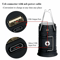USB Solar Portable LED Flashlight Rechargeable Camping Light MultiMode Foldable Lantern Lamp For Ou 5