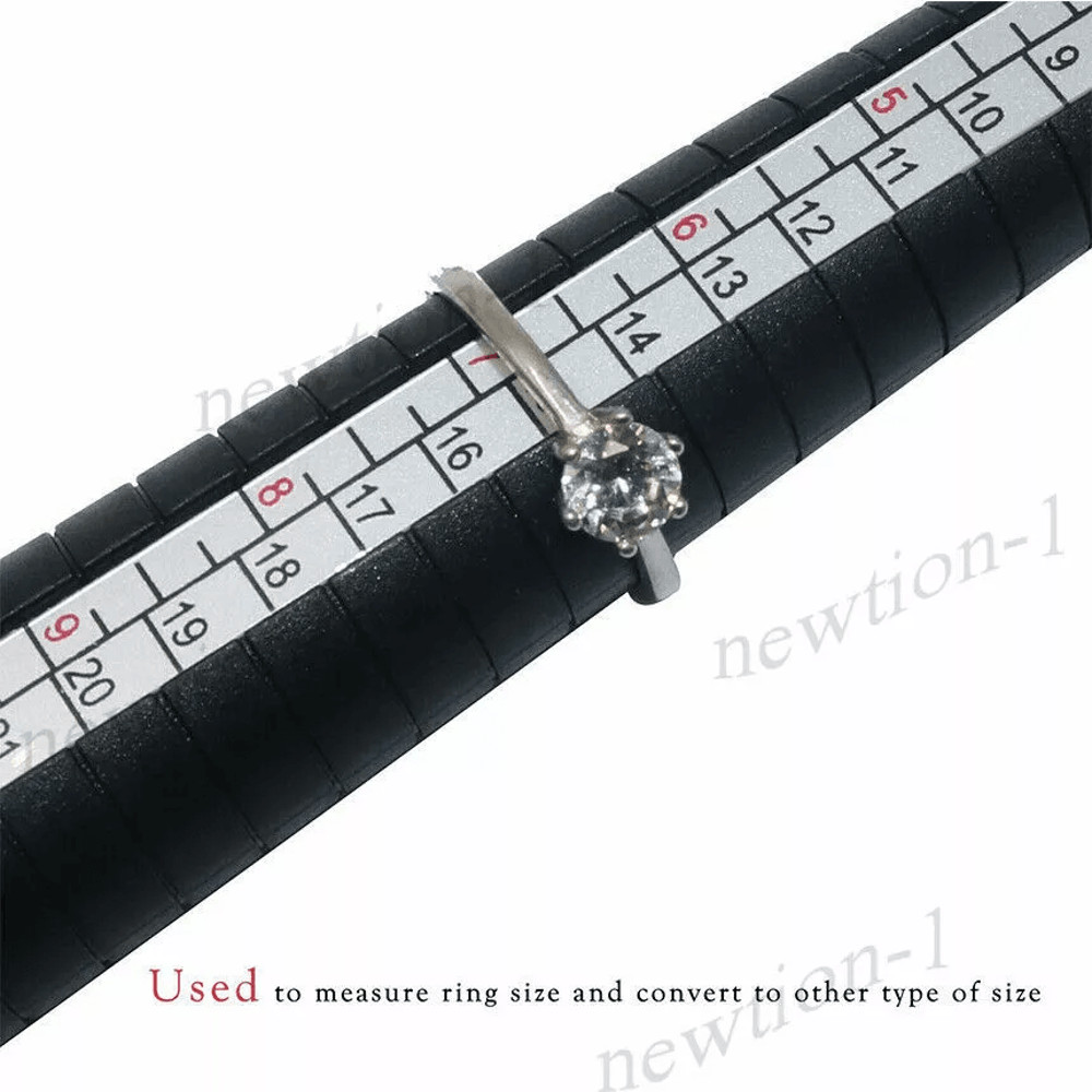 Ring Sizer Gauge Mandrel Set Plastic Finger Sizing Measure Stick For Jewelry Making 2