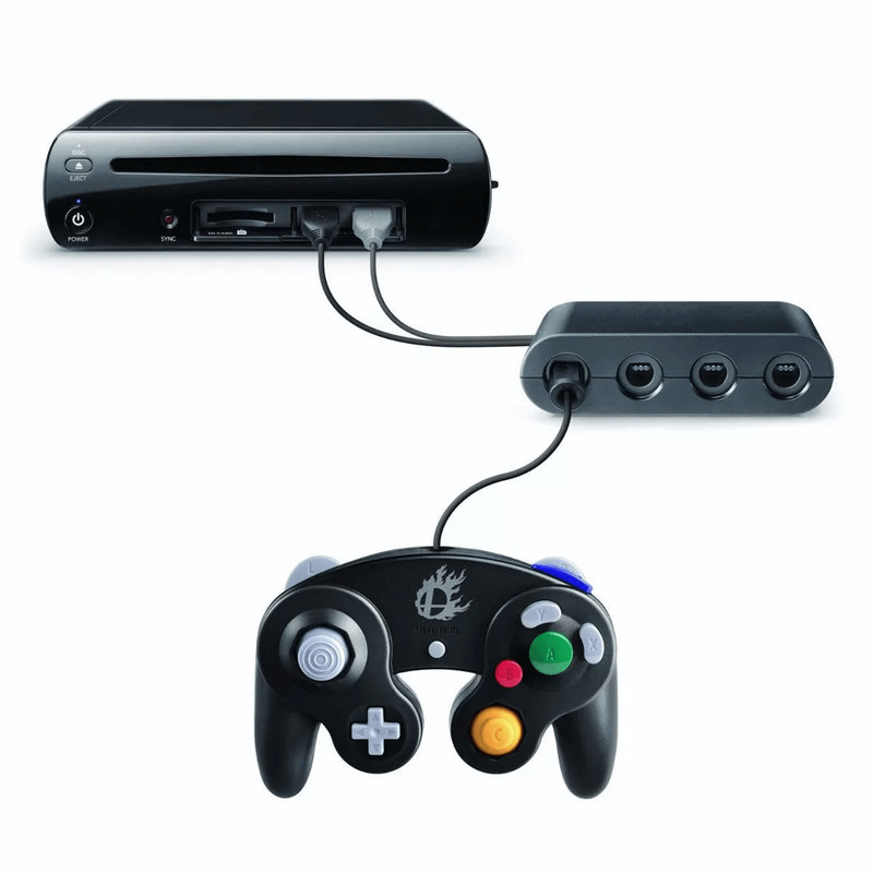 GameCube Controller Adapter Converter For Wii U Supports Super Smash Bros Up To 4 Controllers 2