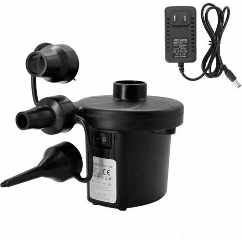 Portable Air Pump For Inflatables Electric Air Mattress Pump With Nozzles For Bed Pool Floats Boats 0