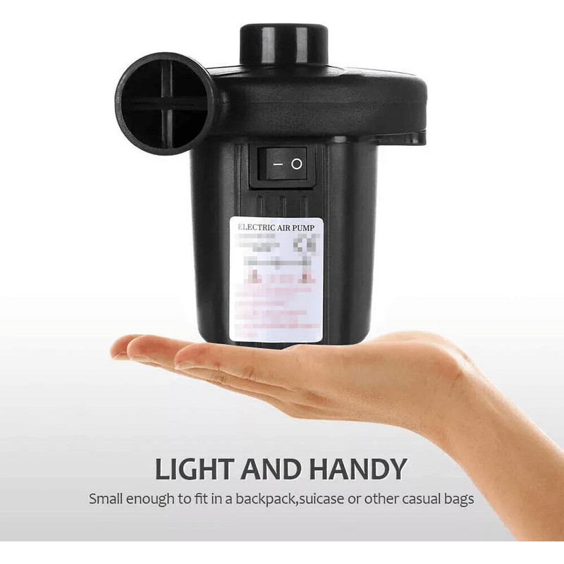 Portable Air Pump For Inflatables Electric Air Mattress Pump With Nozzles For Bed Pool Floats Boats 3