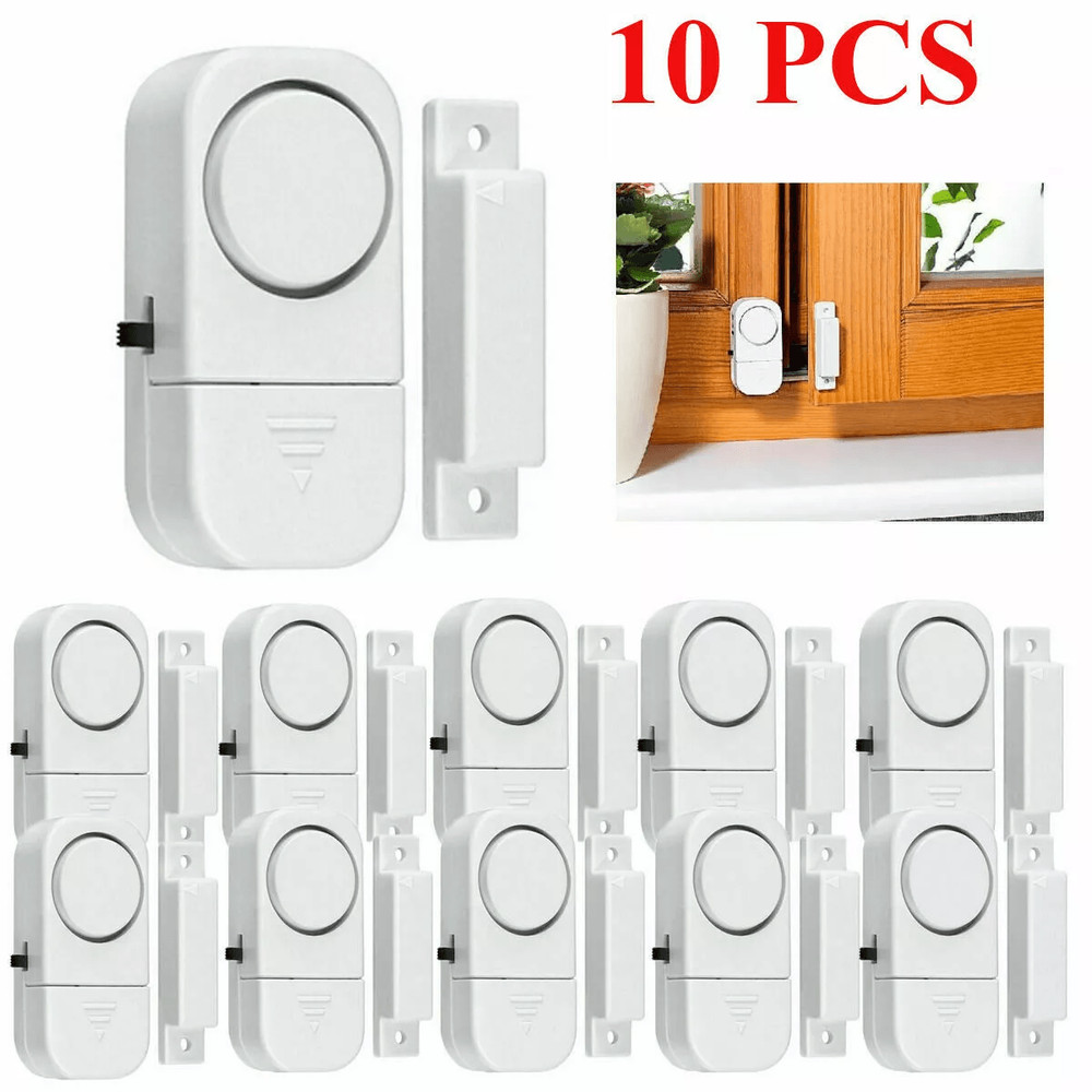 Wireless Door Window Alarm System Home Burglar Security Magnetic Sensor Kit 0
