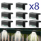 Solar LED Deck Lights For Outdoor Garden Patio Railing Decks Path Lighting Weatherproof EnergyEff 0