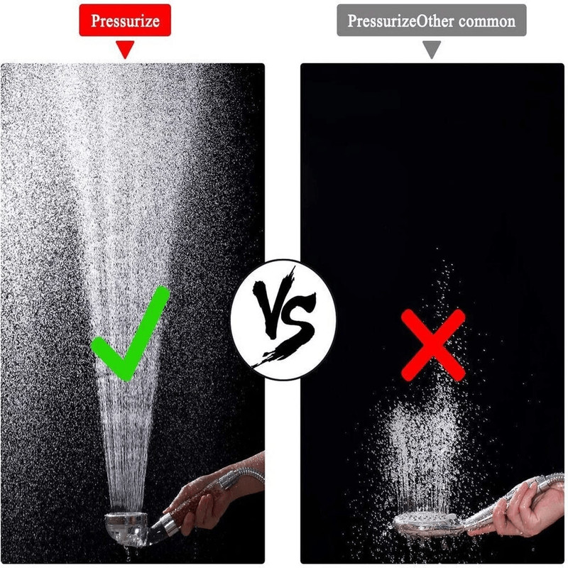 High Pressure Handheld Shower Head 3 Spray Settings 6