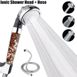 high pressure handheld shower head, 3 spray settings