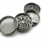 New 4 Piece Herbal Alloy Metal Grinder Chromium Crusher Tobacco Herb Spice Grinder For Smoking Ki 2