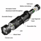 UV Ultra Violet LED Flashlight Blacklight Inspection Torch For Currency Pet Stains And Leak Detecti 4