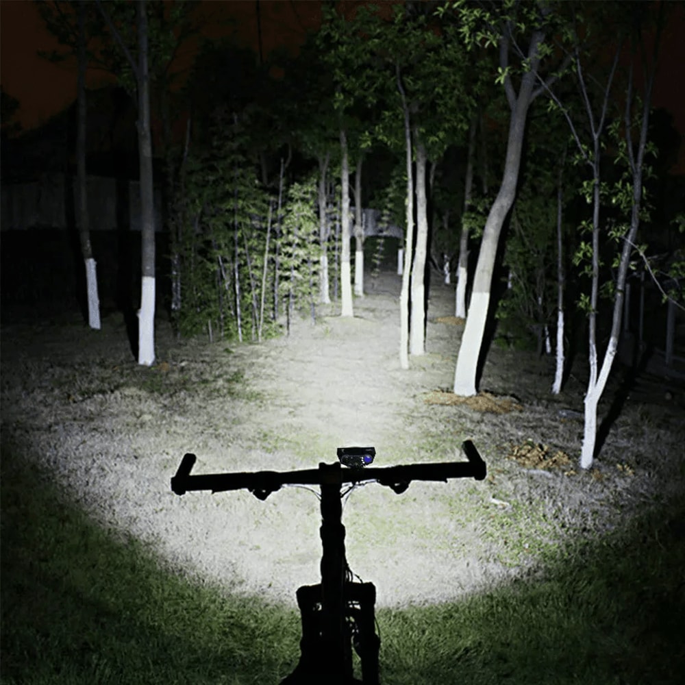 Powerful LED Bicycle Headlight USB Rechargeable Bike Lamp For Night Riding 1