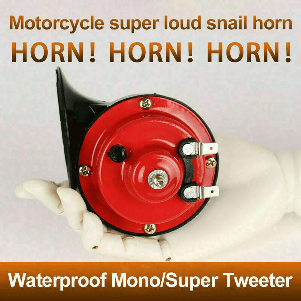 Waterproof Train Air Horn Universal Fit For Car Truck SUV Motorcycle Boat 2