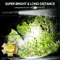 HighLumen Zoomable LED Tactical Flashlight With Rechargeable Battery Super Bright  Durable 4
