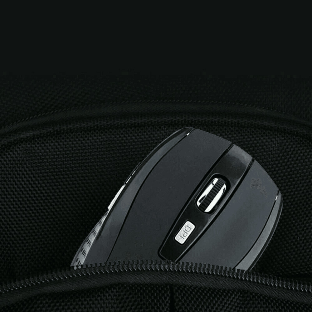 10x Wireless Optical USB Mouse Pack 24GHz Black Mice For Laptop PC Adjustable DPI Plug Play 2