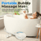 Thermal Spa Bubble Bath Massager Portable NonSlip Waterproof Mat With Motorized Air Pump Remote Co 1