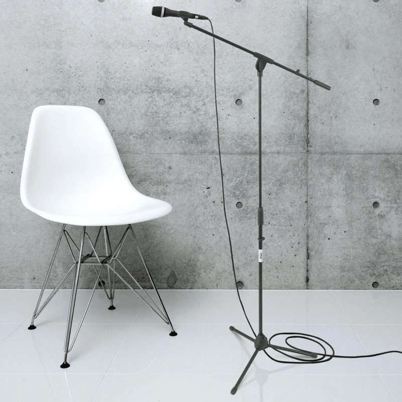 Height Adjustable Pyle Tripod Microphone Stand W Extending Boom Ideal For Studio Recording Live Per 0