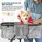 Foldable Dog Bath Tub With Drain Side Pockets Portable Elevated Pet Grooming Station 2