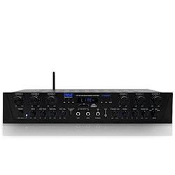 pyle bluetooth home audio amplifier receiver, channel surround sound system for home theater, entertainment & studio use