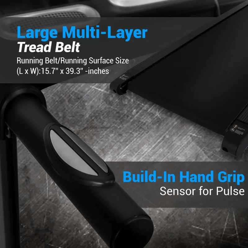 SereneLife Folding Treadmill Motorized Running Machine With Bluetooth 3 LCD Display Adjustable Incl 4