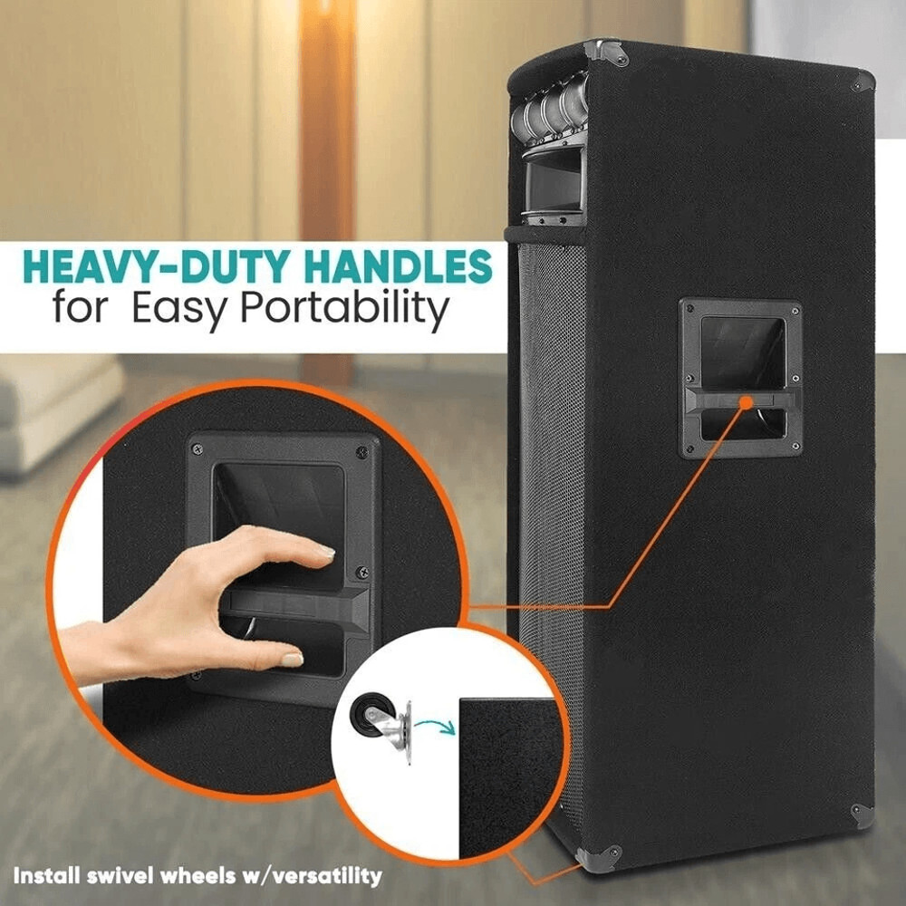 Pyle Heavy Duty 7Way PA Loudspeaker Cabinet With BuiltIn Crossover Network 3