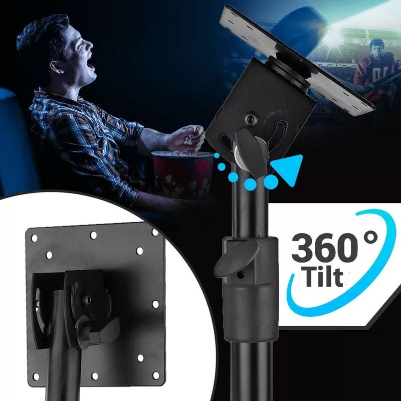 Pyle Tripod TV Stand Portable Height Adjustable Mount Foldable Display Stand For Office Home  Event 4