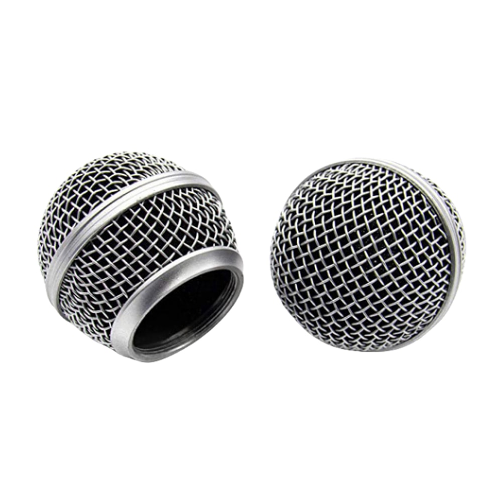 Microphone Grill Ball Cover Head Replacement for SM58 & Wireless Mic – Durable Mic Grille