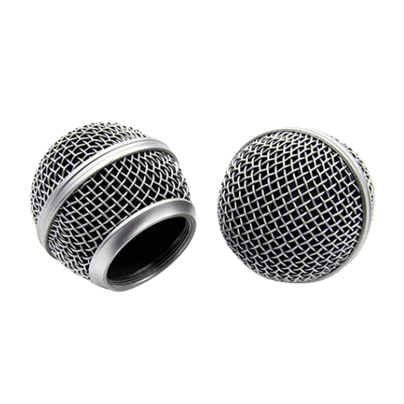 Microphone Grill Ball Cover Head Replacement for SM58 & Wireless Mic – Durable Mic Grille
