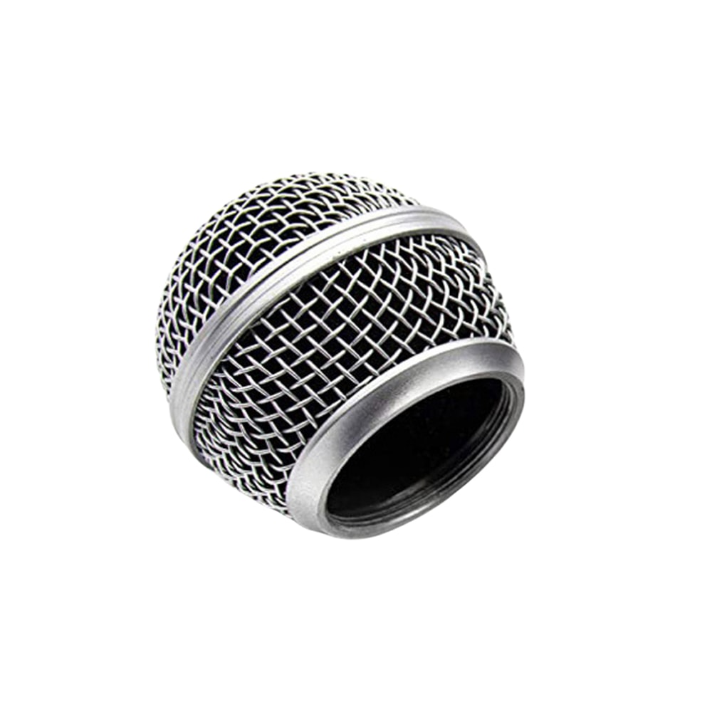 Microphone Grill Ball Cover Head Replacement for SM58 & Wireless Mic – Durable Mic Grille