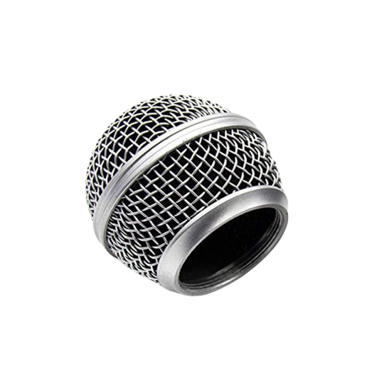 Microphone Grill Ball Cover Head Replacement for SM58 & Wireless Mic – Durable Mic Grille