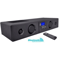 Pyle Bluetooth Soundbar Speaker With USBSD AUX FM Radio Remote Home Theater Audio System With LCD 7