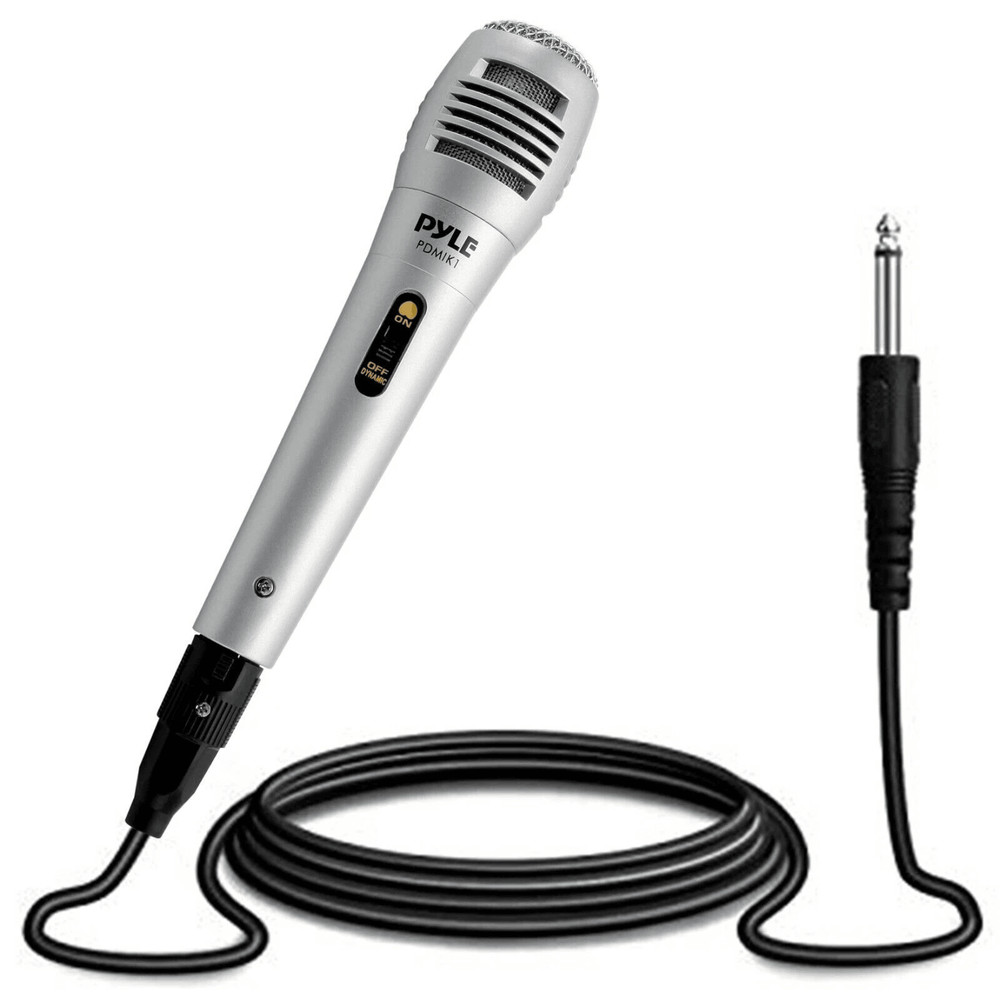 Dynamic Handheld Microphone Professional Moving Coil Mic With XLR Cable 0