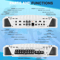Pyle Marine Waterproof Bluetooth 8 Channel Amplifier 1