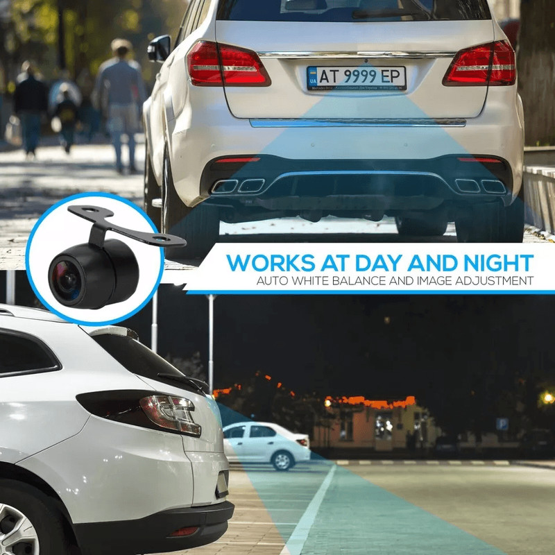 Waterproof Pyle Universal Mount Backup Camera FrontRear View CMD Color Camera With Night Vision Wi 6