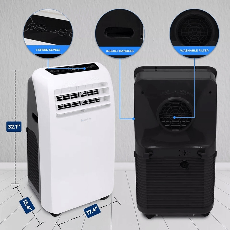 Portable AC With Heating Dehumidifier  Fan Remote Controlled Air Conditioner 4