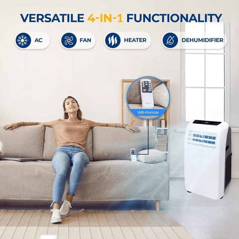 Portable AC With Heating Dehumidifier  Fan Remote Controlled Air Conditioner 2