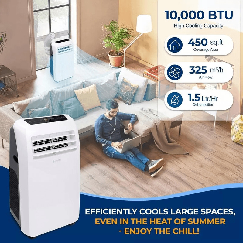 Portable AC With Heating Dehumidifier  Fan Remote Controlled Air Conditioner 1