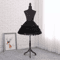 Female Mannequin Torso Dress Form Manikin Body With Adjustable Height Wooden Tripod Base Stand For 2